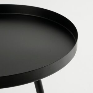 Galo Beistelltisch Schwarz - elegantes Design aus Metall