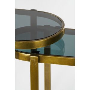 Eden Beistelltisch Gold 2er Set von Mica Decorations - elegantes Design