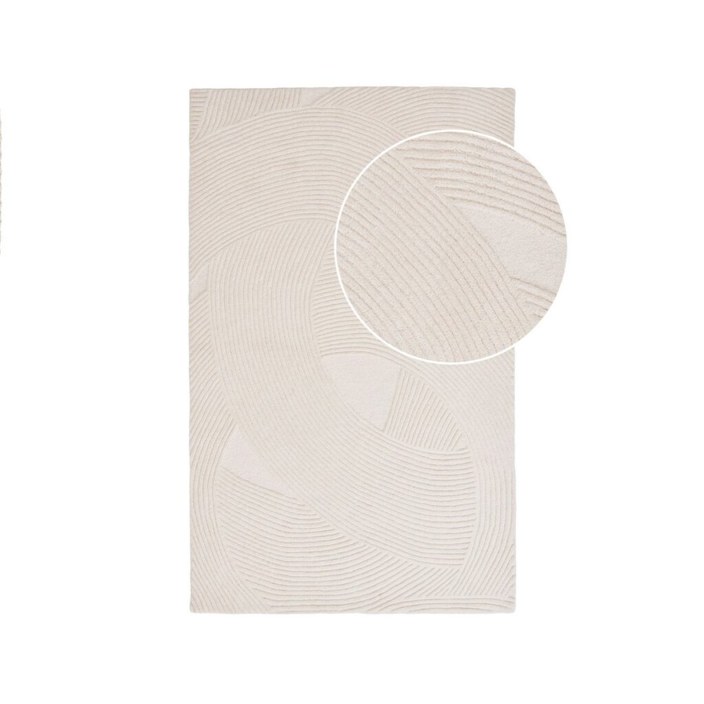 Elfin Teppich Elfenbein 160x230 cm - handgetuftet aus Wolle