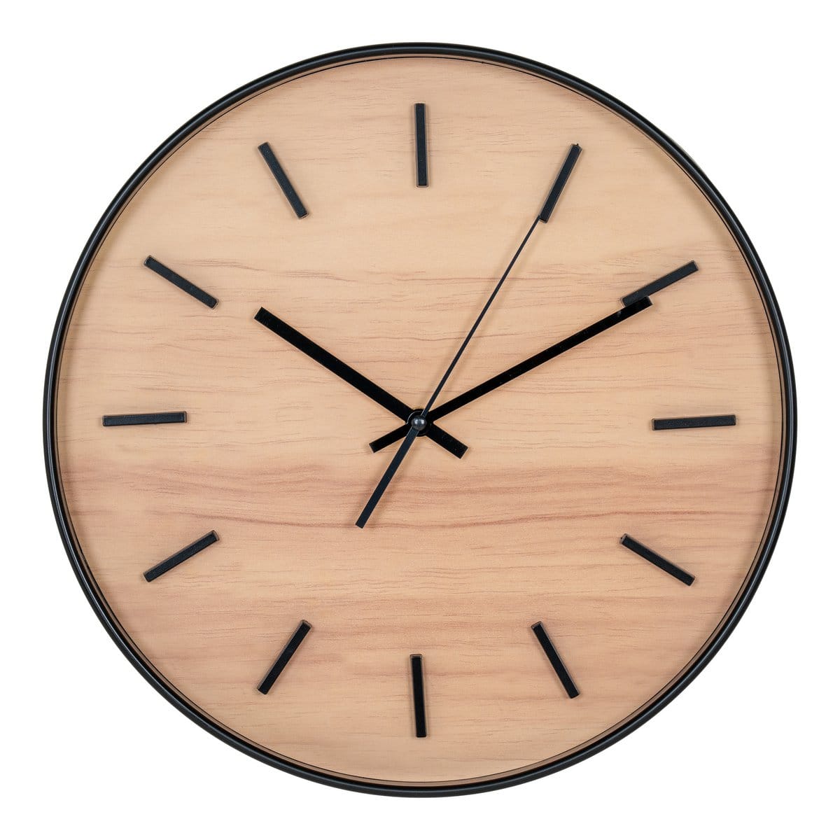 21b543a7-a8fa-4644-bc46-eafe66a13b96_1200x1200_fill.jpg Camden Wanduhr Natur/Schwarz - elegante Wanduhr mit Holzoptik