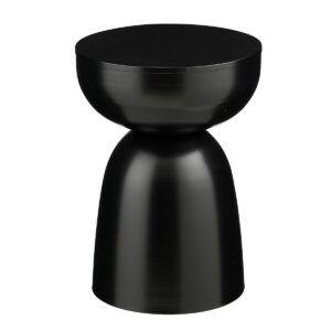 Cana Beistelltisch Schwarz von Mica Decorations – elegantes Eisenmöbel