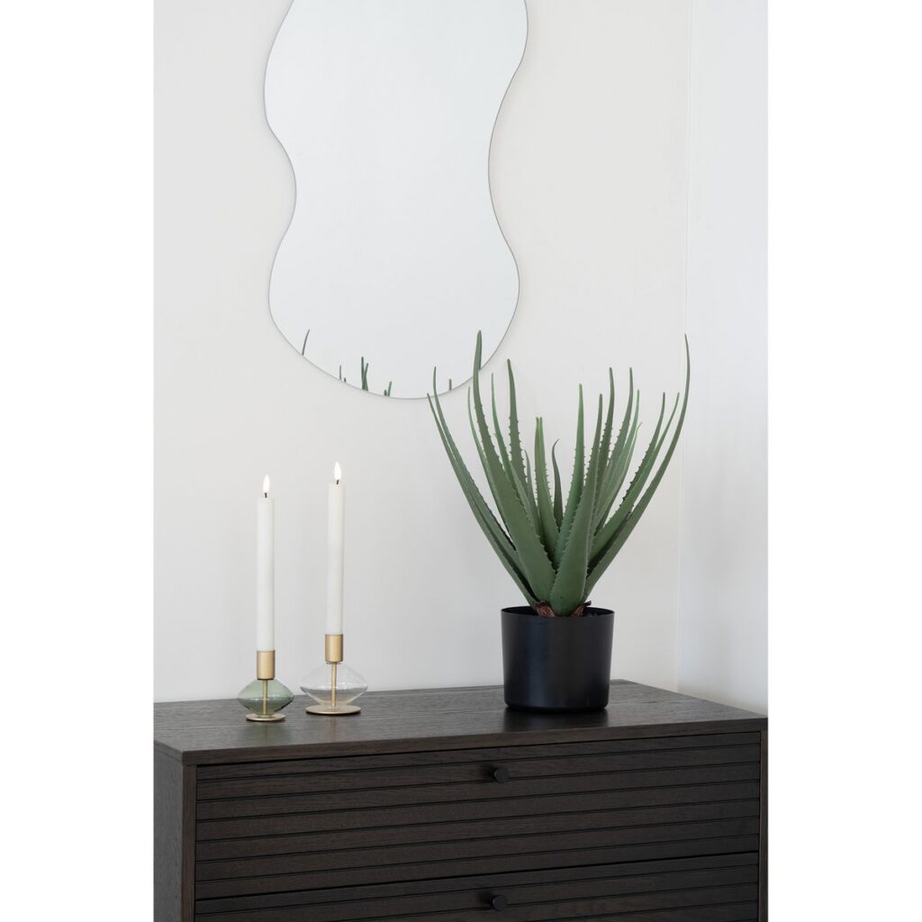 Perin Kerzenhalter Gold 2er-Set – modernes Design aus Glas und Metall