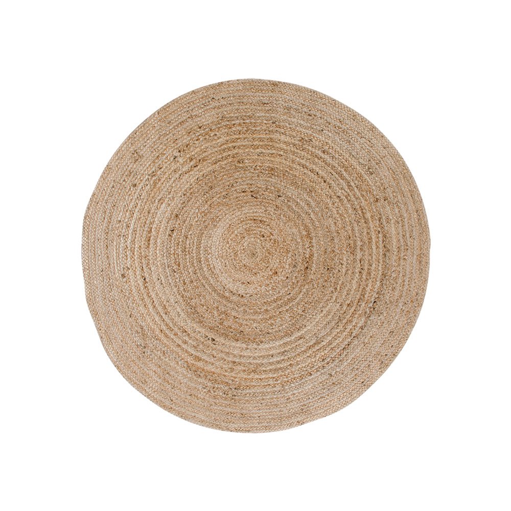 3099fdca-3bf2-4bf4-92d2-37d1c42b1b9f_1200x1200_fill.jpg Indi Teppich Natur – Ø90 cm aus Jute, rustikales Design