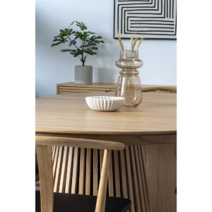 Fria Vase Transparent - rauchbraunes Glas, elegantes Design
