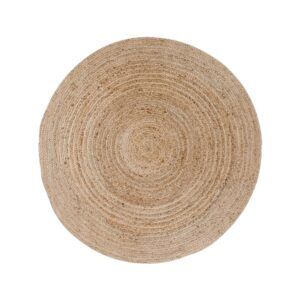 Bomay Teppich Natur - geflochtener Juteteppich Ø120 cm