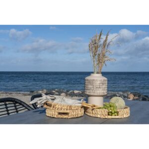 Estoril Tabletts Natur - 3er-Set aus Wasserhyazinthe