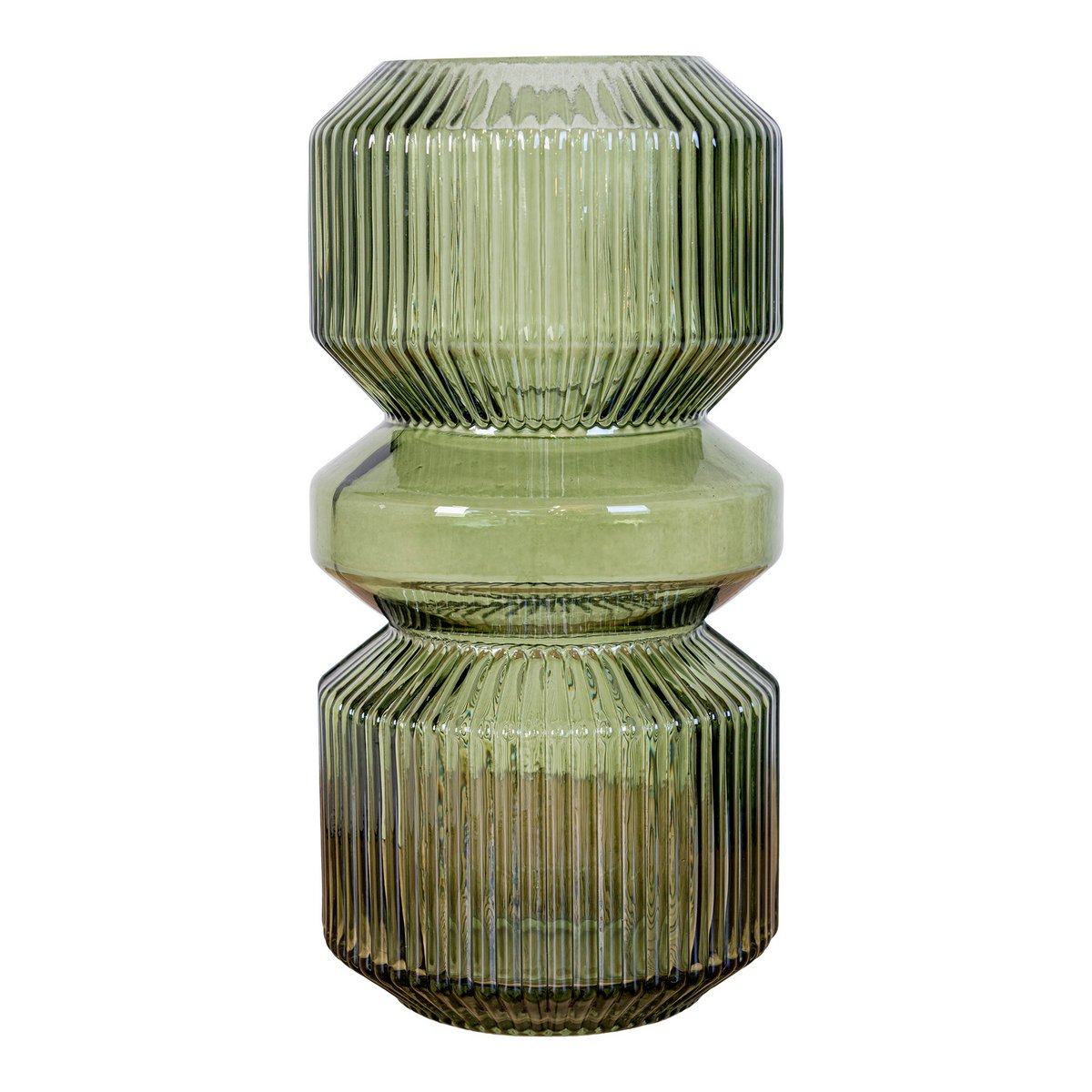4c365038-e0cf-4a6d-b086-95a79dbb1914_1200x1200_fill.jpg Ziva Vase Grün aus Glas mit segmentiertem Design