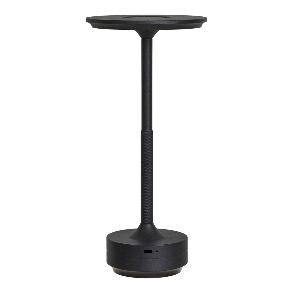 Lynem TischlampeSchwarz - elegante, wiederaufladbare Lampe