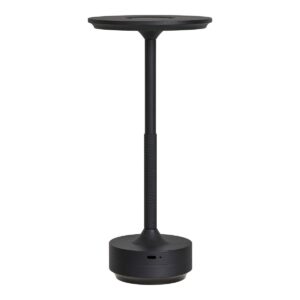 Lynem TischlampeSchwarz - elegante, wiederaufladbare Lampe