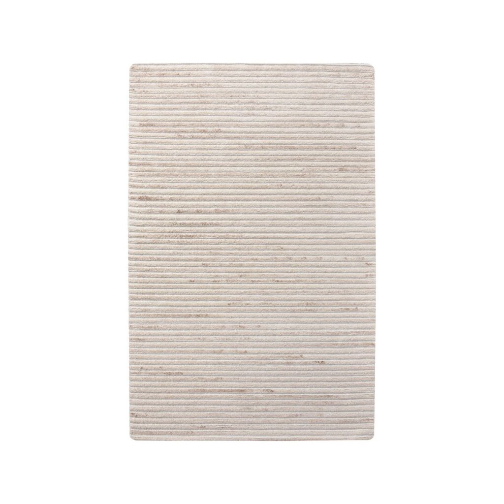 Kashi Teppich Elfenbein - 160x230 cm, handgetuftet, elegante Farbe