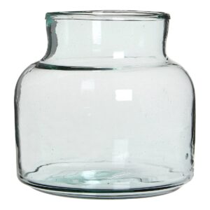 Vera Vase Transparent von Mica Decorations aus recyceltem Glas