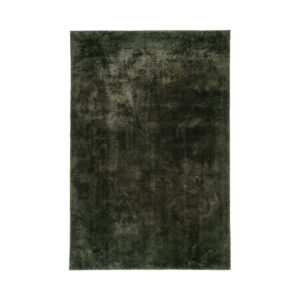Nora Teppich Dunkelgrün – 160×230 cm, weicher Polyester Teppich