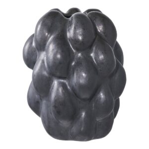 Aroa Vase Schwarz - elegante Keramikvase