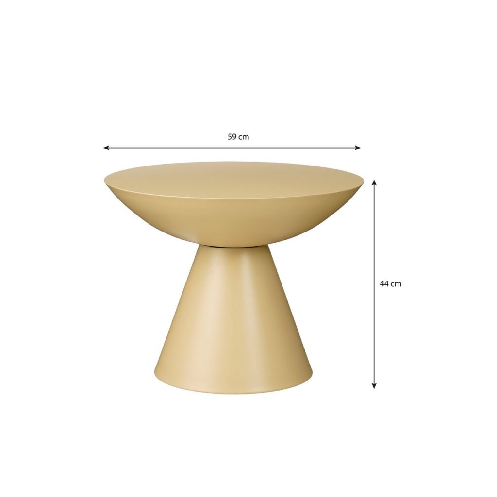 Zipa Beistelltisch Beige von Mica Decorations - stilvoll und vielseitig