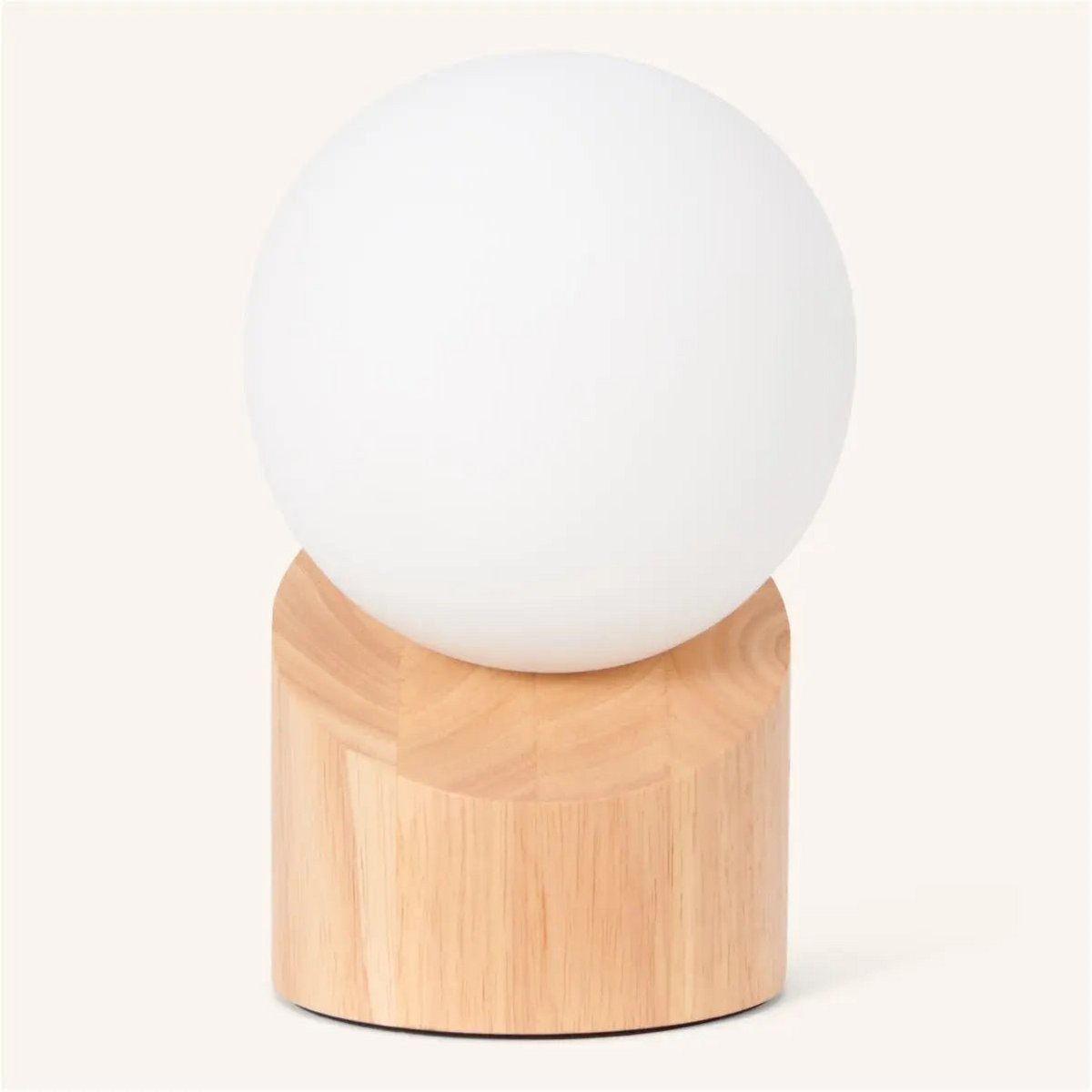 7104bb64-d989-45ca-a019-5481c2adb3ff_1200x1200_fill.jpg Quin Tischlampe Hellbraun aus Gummibaumholz und Milchglas