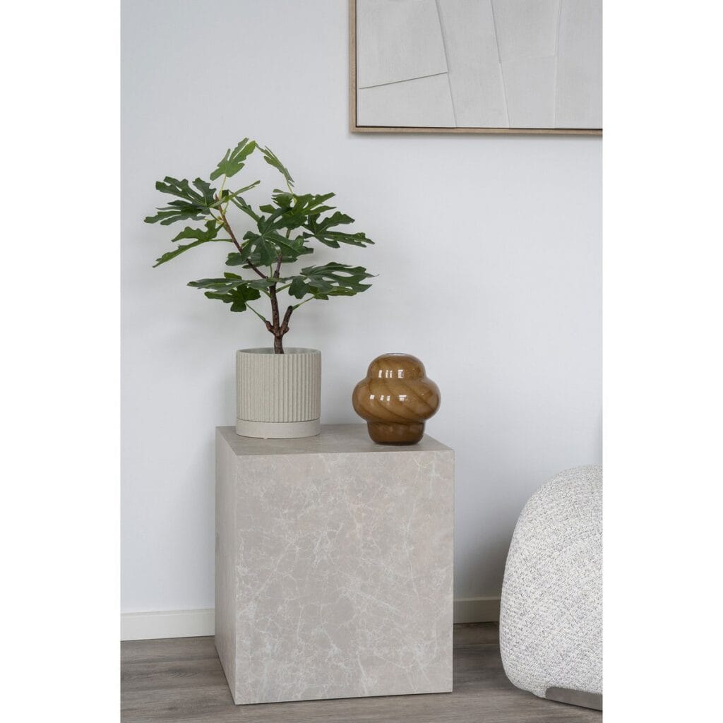 Trima Vase Braun - Glas, organische Form, zeitgenössisches Design