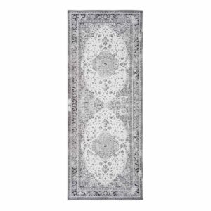 Havin Flurläufer Schwarz/Weiß – stilvolles Design aus Chenille-Polyester