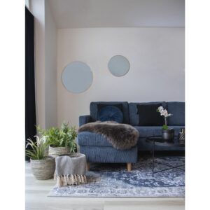 Hava Teppich Blau - 160x230 cm - Chenille-Polyester