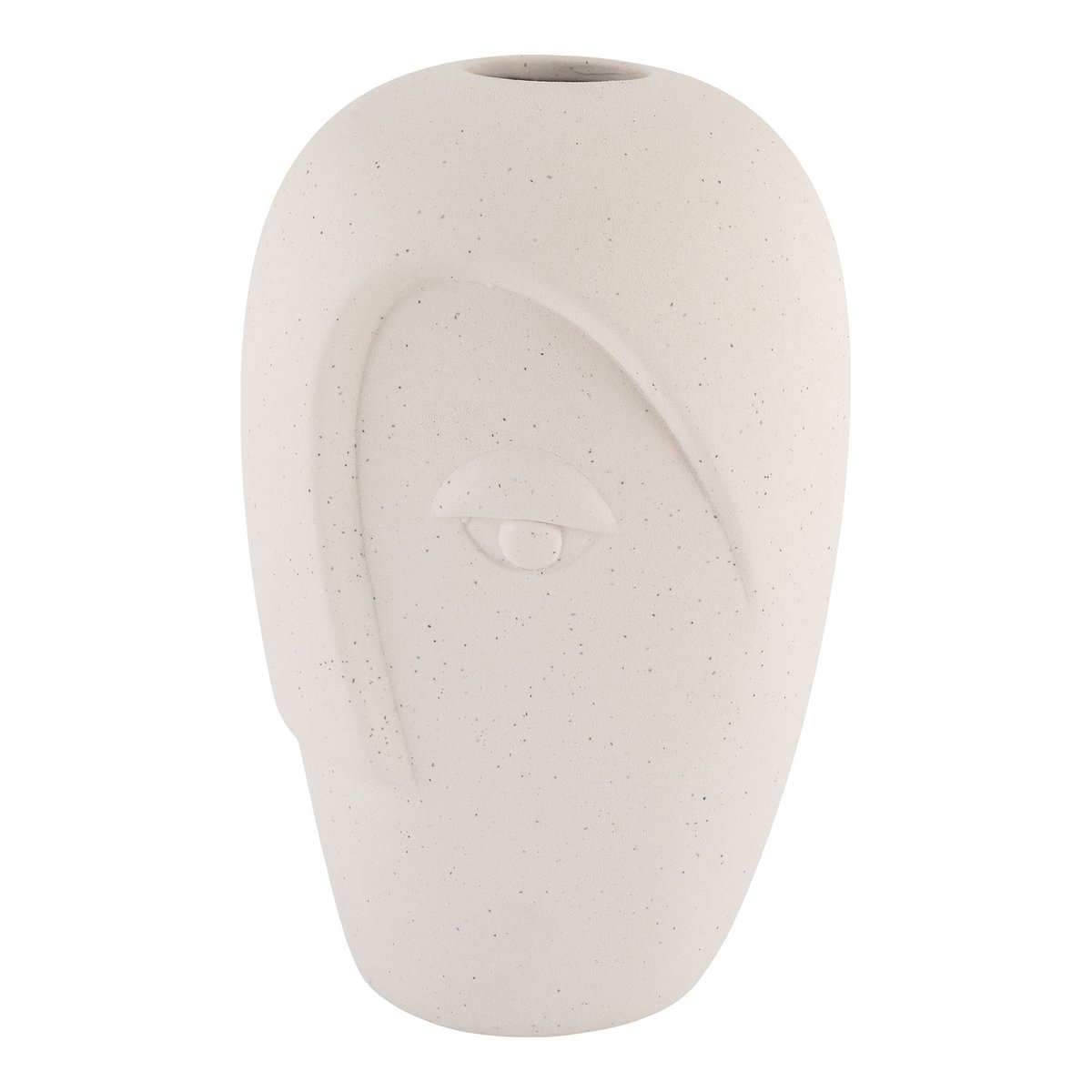 90327adc-936d-4a67-99e1-b7954357eda8_1200x1200_fill.jpg Serina Vase Sand - Keramik mit stilisiertem Gesichtsdesign