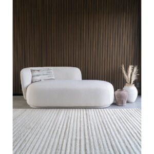 Kashi Teppich Elfenbein - 160x230 cm, handgetuftet, elegante Farbe