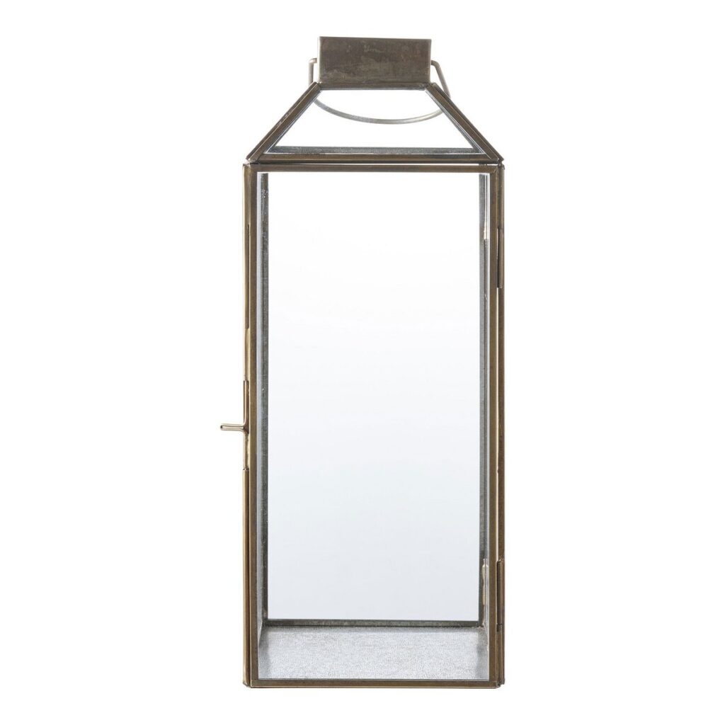 Mysore Laterne Gold - Antik-Messing-Optik, Metall und Glas