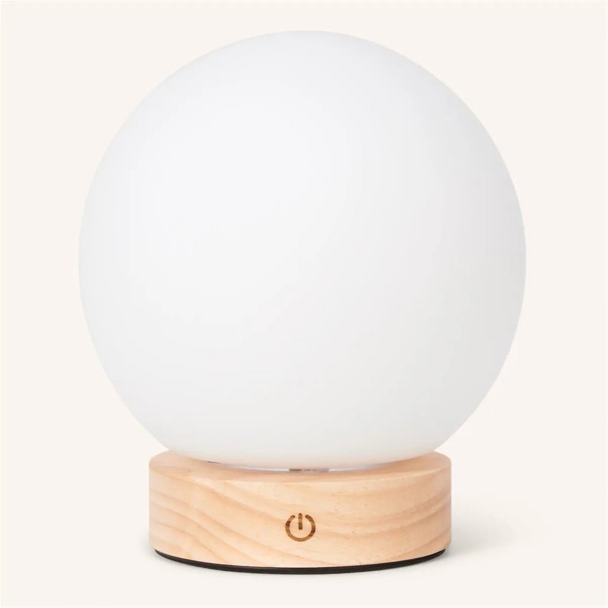 971a8670-df49-4bfa-9a4f-b971c29236ce_1200x1200_fill.jpg Flore Tischlampe Hellbraun - wiederaufladbare Holzlampe mit dimmbarem Licht
