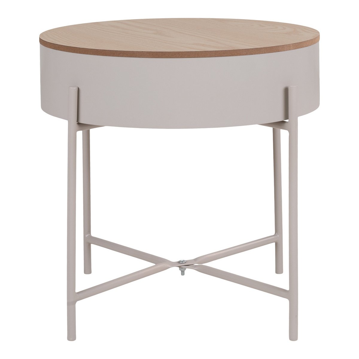 9c23f5de-2f64-4de0-a33b-2bf75cec5986_1200x1200_fill.jpg Sisco Beistelltisch Beige/Hellgrau aus pulverbeschichtetem Stahl