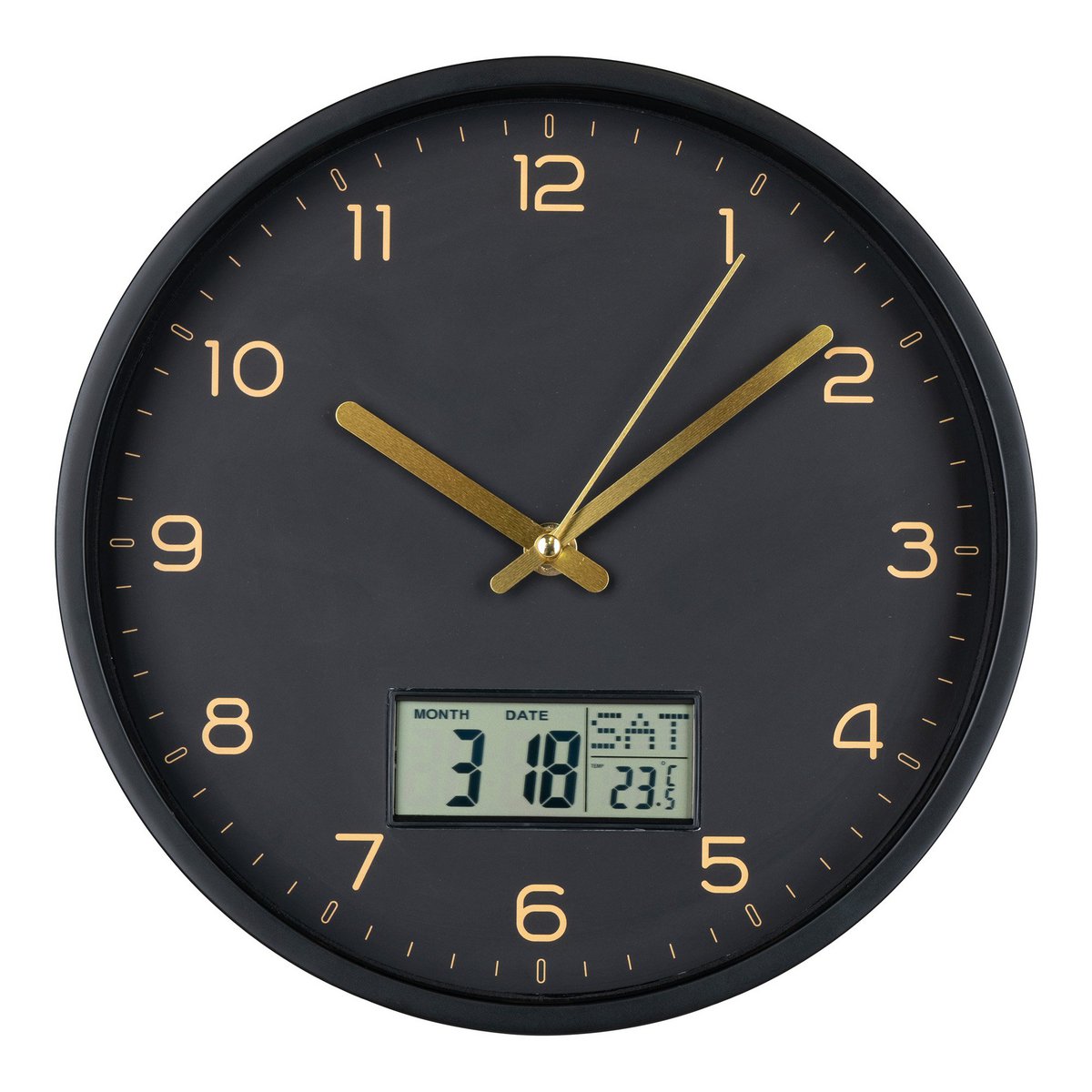 a1cdff43-618c-40d1-8fe4-f4a7de43d160_1200x1200_fill.jpg Amiens Wanduhr Schwarz - moderne Wanduhr mit geräuschloser Bewegung