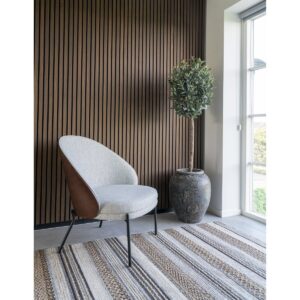 Marena Teppich Natur/Grau – handgewebt aus Jute, Wolle und Baumwolle