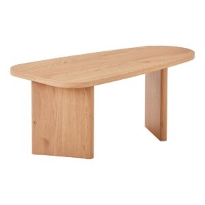 Melo Beistelltisch Natur - stilvolles Design aus MDF und Dekorpapier