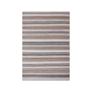 Marena Teppich Natur/Grau – handgewebt aus Jute, Wolle und Baumwolle