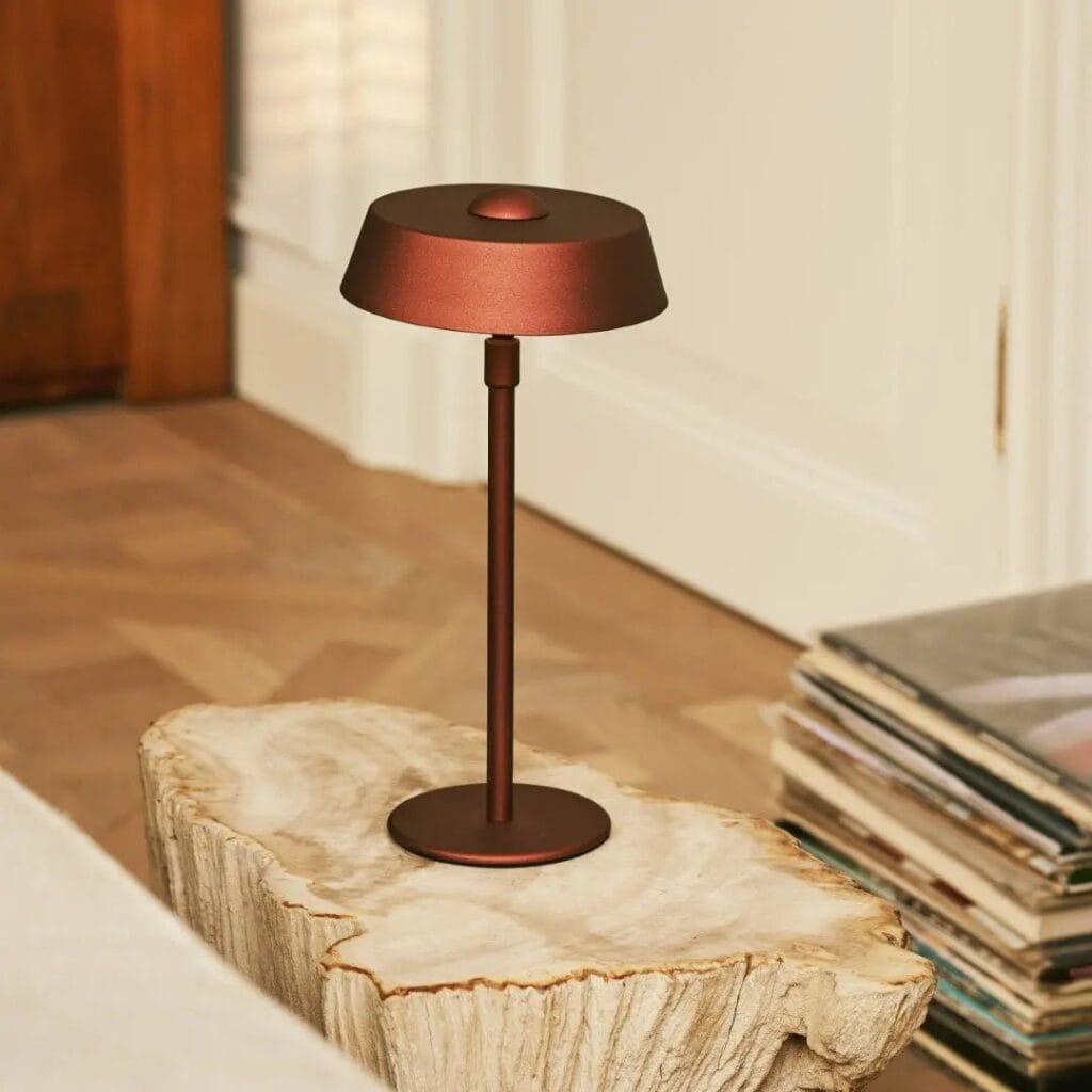 Lina Tischlampe Bronze - wiederaufladbar und dimmbar