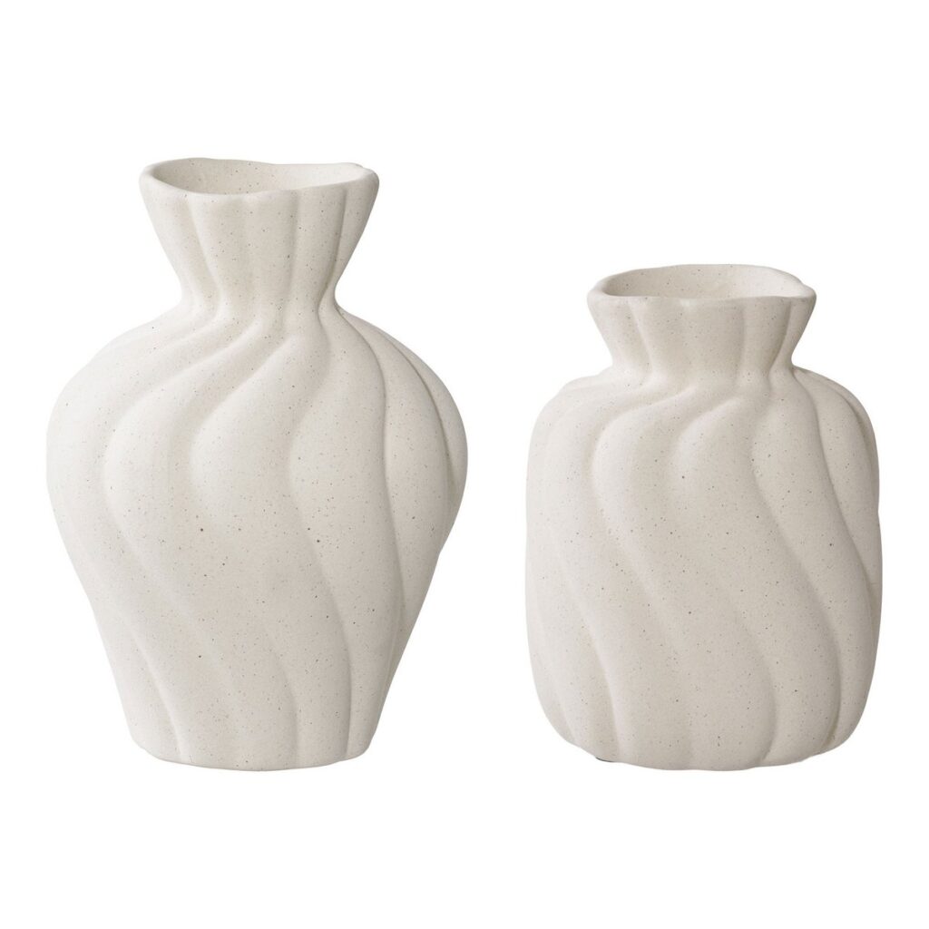 Fina Vase Weiß - 2er Set aus Keramik