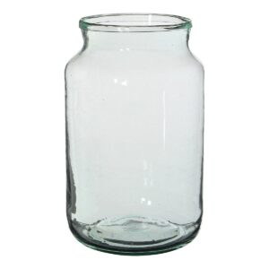 Sora Vase Transparent von Mica Decorations - stilvolle Glasvase für große Blumensträuße