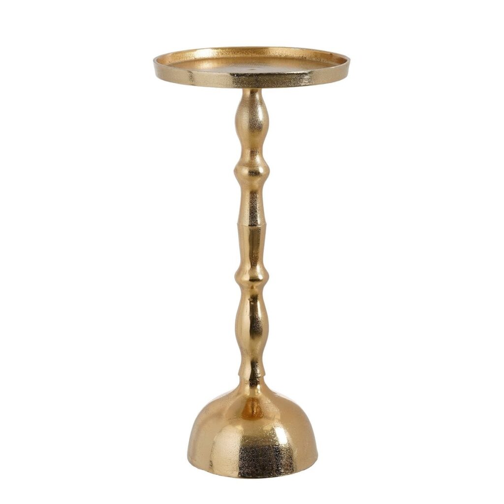 Alira Beistelltisch Gold von Mica Decorations - elegantes Design aus recyceltem Aluminium