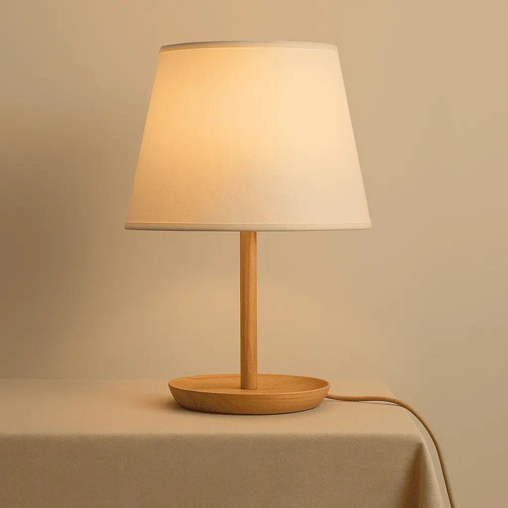 e9d6317a-4138-40cd-808d-5bf22fe3beb5_1200x1200_fill.jpg Emily Tischlampe Hellbraun - Holzsockel und cremefarbener Schirm