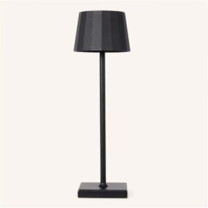 Wally Tischlampe Schwarz - wiederaufladbar und dimmbar