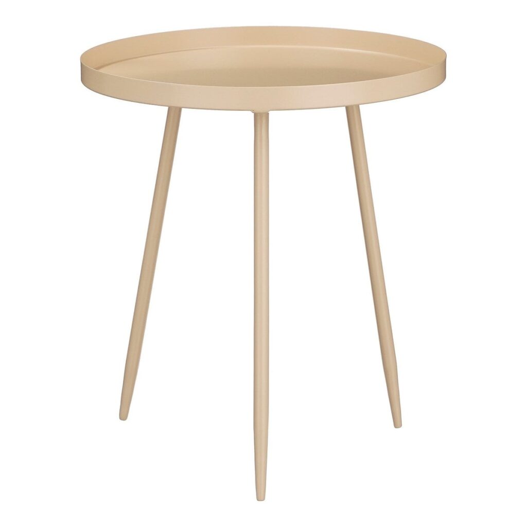 Fria Beistelltisch Beige von Mica Decorations – elegantes Design aus Metall