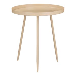 Fria Beistelltisch Beige von Mica Decorations – elegantes Design aus Metall