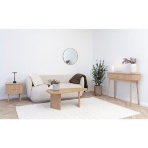Melo Beistelltisch Natur - stilvolles Design aus MDF und Dekorpapier