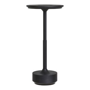 Lynem TischlampeSchwarz - elegante, wiederaufladbare Lampe