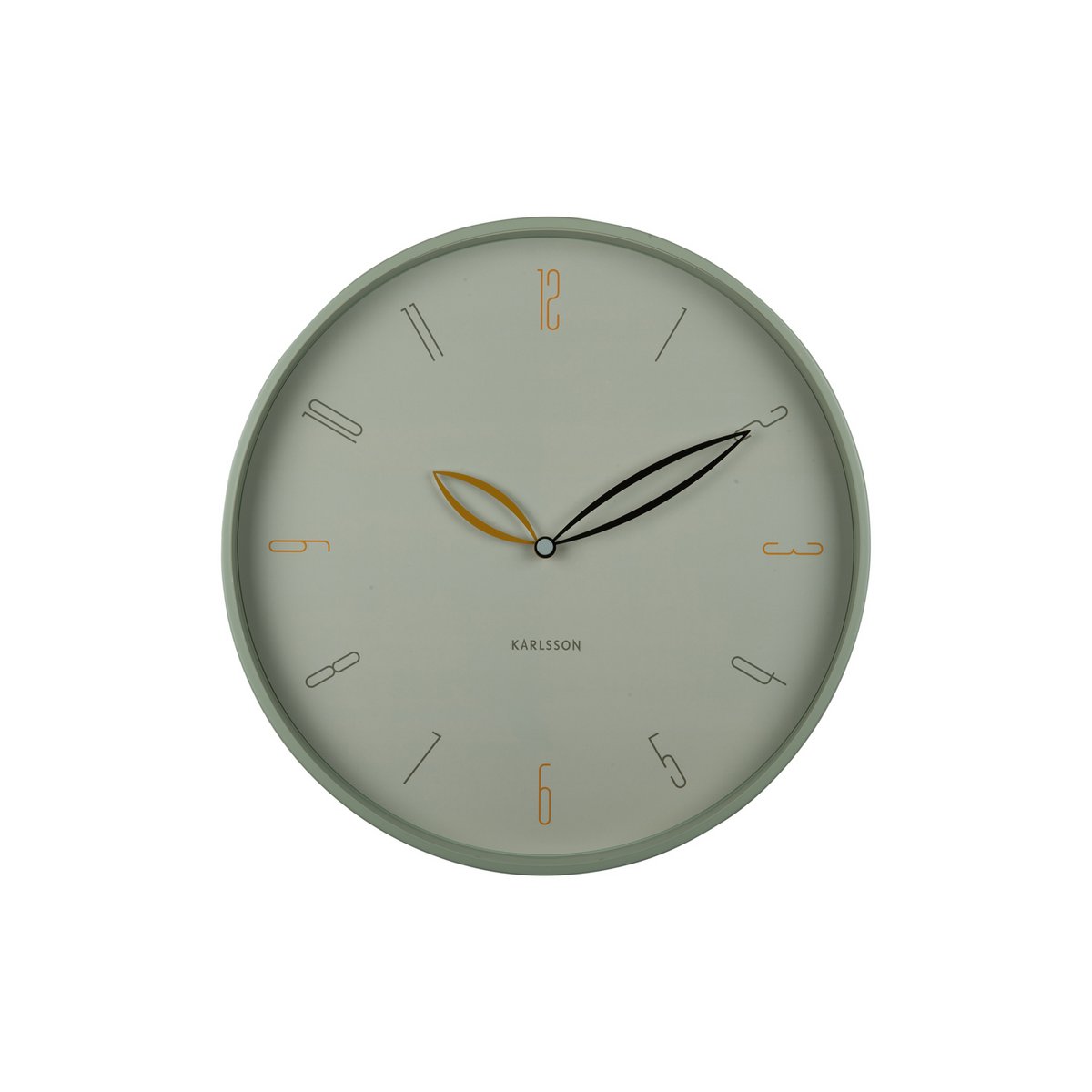 3e4234f6-1077-4705-a694-1466fb2d9bfe_1200x1200_fill.jpg Blumi Wanduhr Grau/Grün von Karlsson – elegante Wanduhr mit blütenblattähnlichen Zeigern