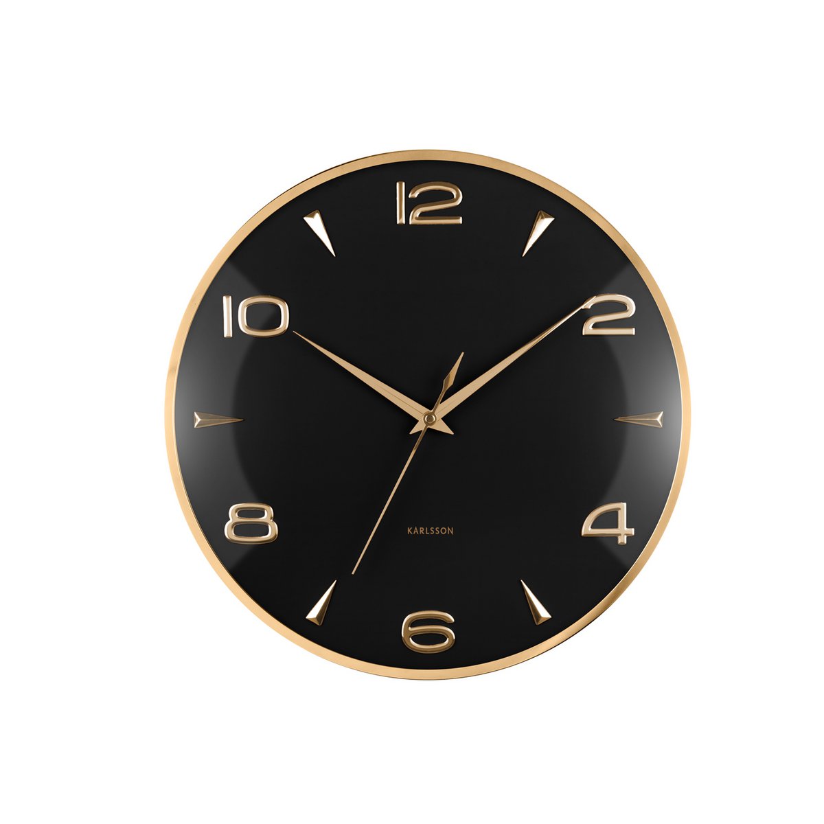 4e1a819f-60da-4464-b5ef-c6396fc6eed9_1200x1200_fill.jpg Mono Wanduhr Schwarz von Karlsson – elegante Wanduhr mit goldenen Index