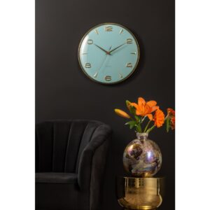 Seren Wanduhr Blau von Karlsson - elegante Wandgestaltung