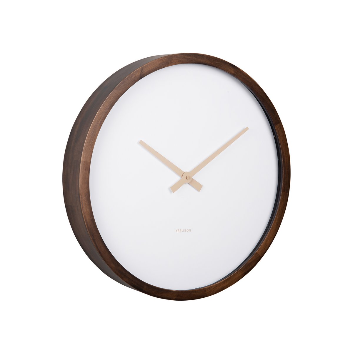 5ea8c2e8-166a-401c-9786-568006530edd_1200x1200_fill.jpg Cinder Wanduhr Braun/Weiß von Karlsson – stilvolles Design mit Holzrahmen