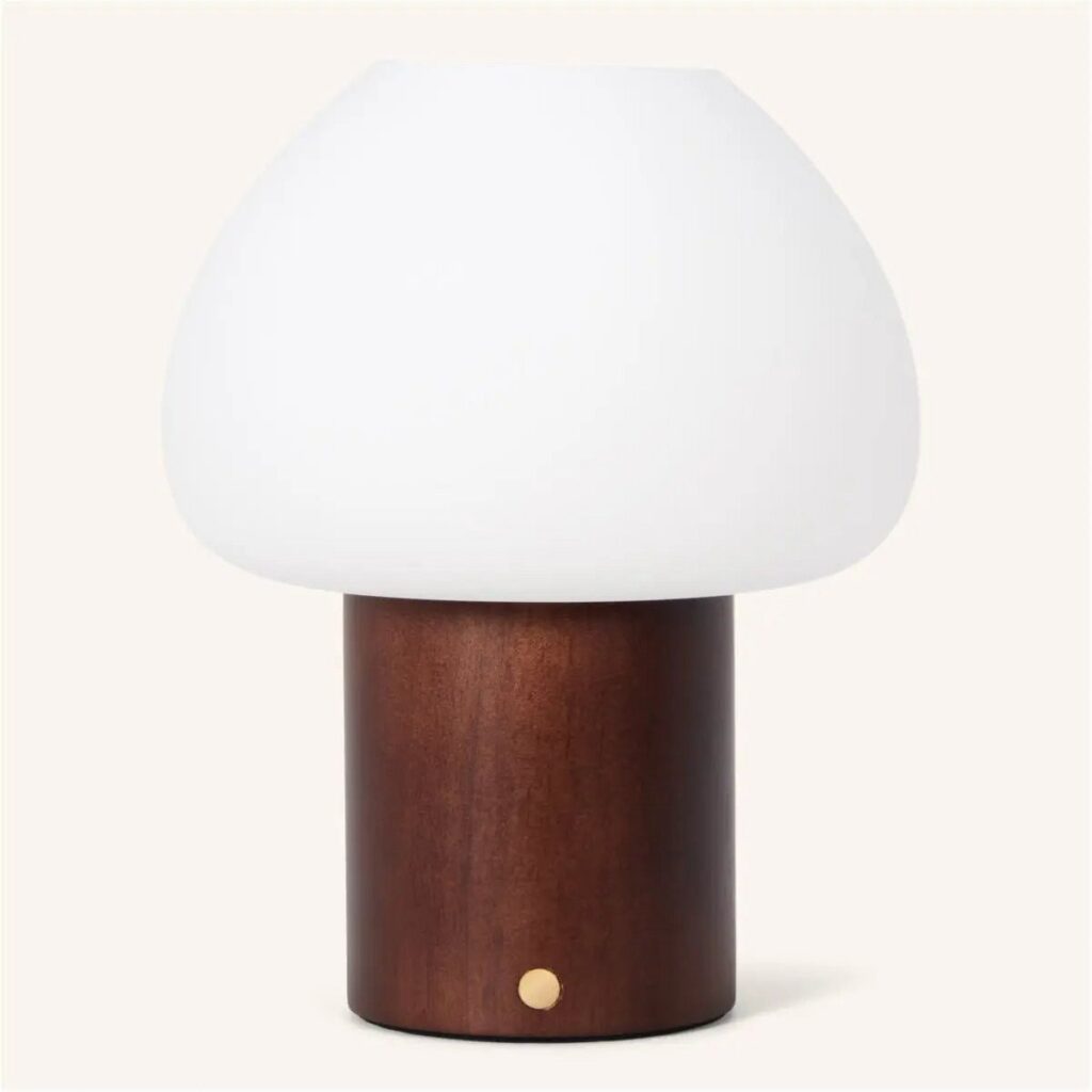 Fynn Tischlampe Dunkelbraune - kabellos und dimmbar