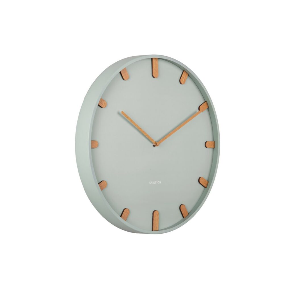 Nival Wanduhr Grau - elegante Wanduhr aus Eisen