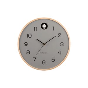 Kukkoo Wanduhr Kuckuck Grau von Karlsson – stilvolles Holzdesign
