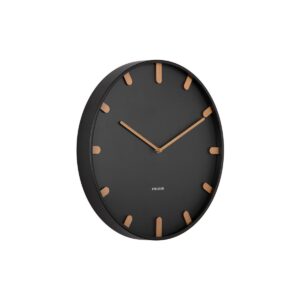 Talia Wanduhr Schwarz von Karlsson – elegante Wanduhr mit minimalistischen Design