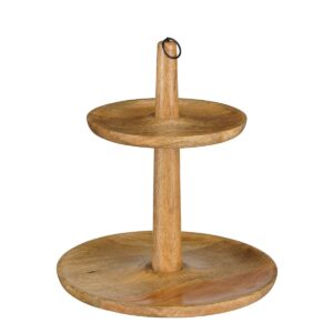 Kaden Etagere Holz - stilvolle Präsentation aus Mangoholz